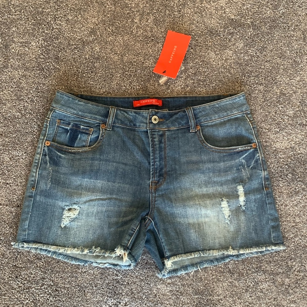 Blue jean shorts